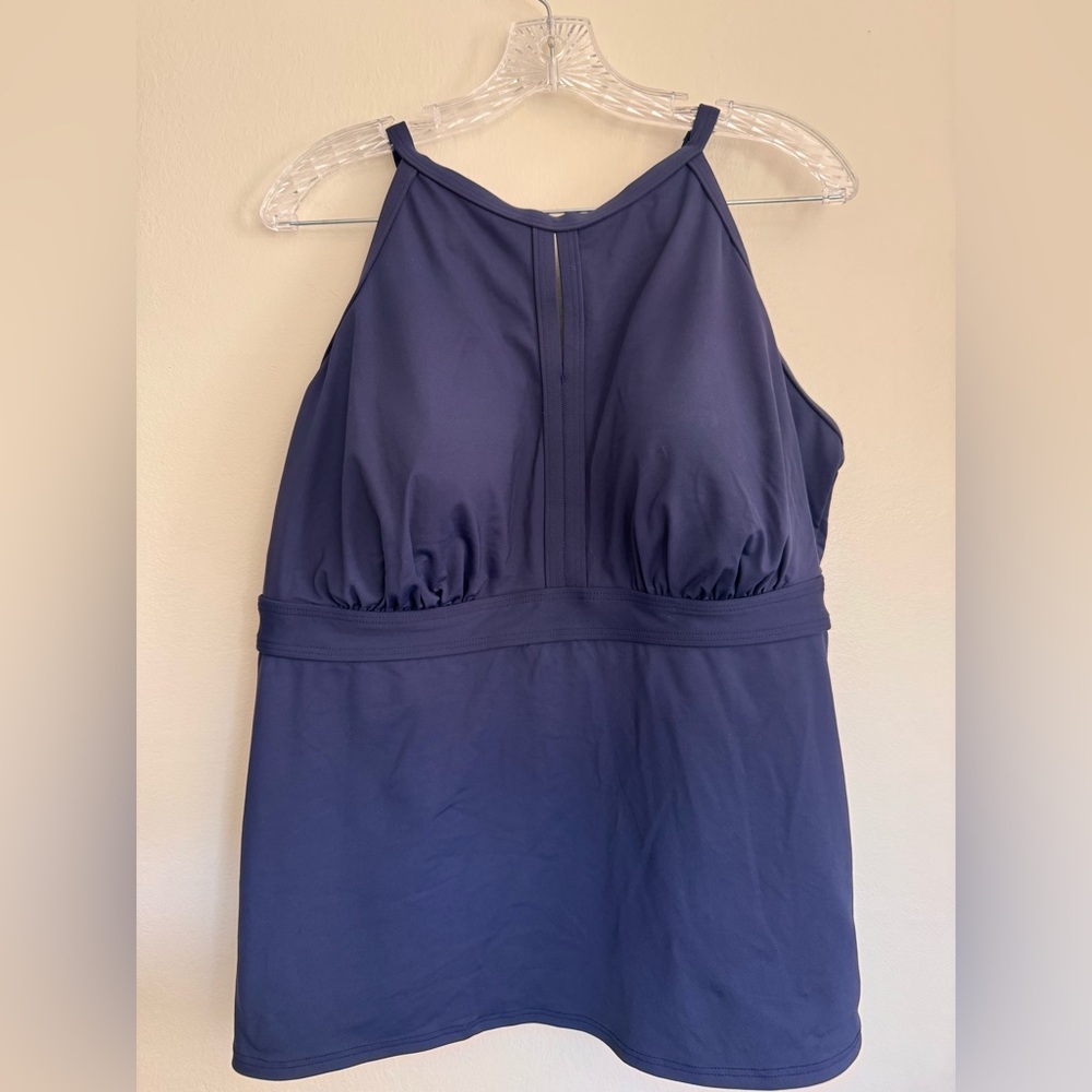 Lands' End Women's Swim Tankinis—Navy - Picture 8 of 15